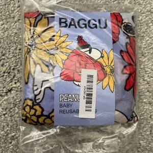 Baggu Baby Reusable - Floral Snoopy Peanuts Bag